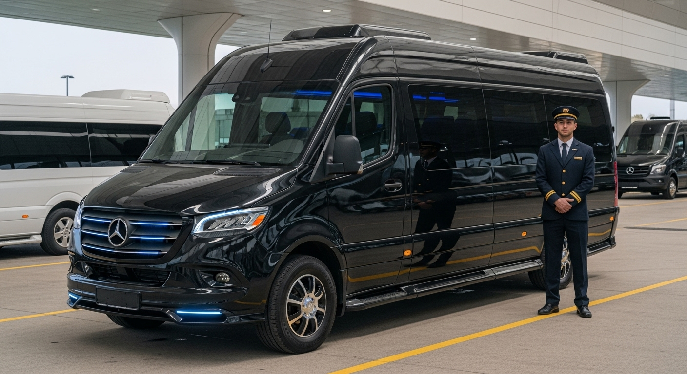 Luxe Sprinter 2025 – Executive 7–15 passenger van